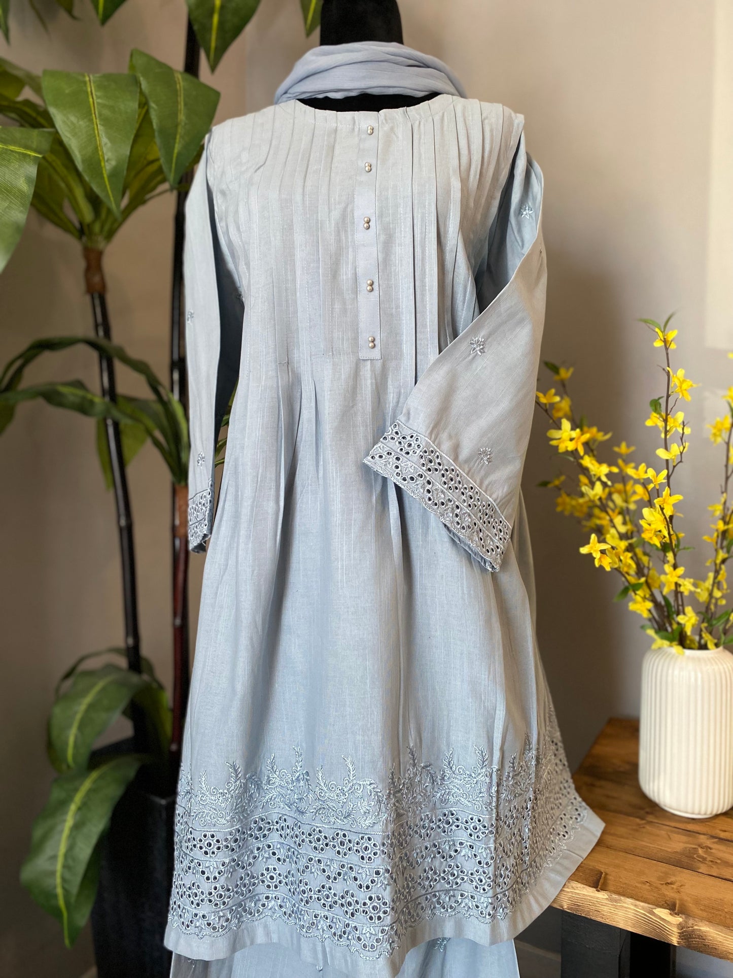 Embroidered Khaddar 3-piece