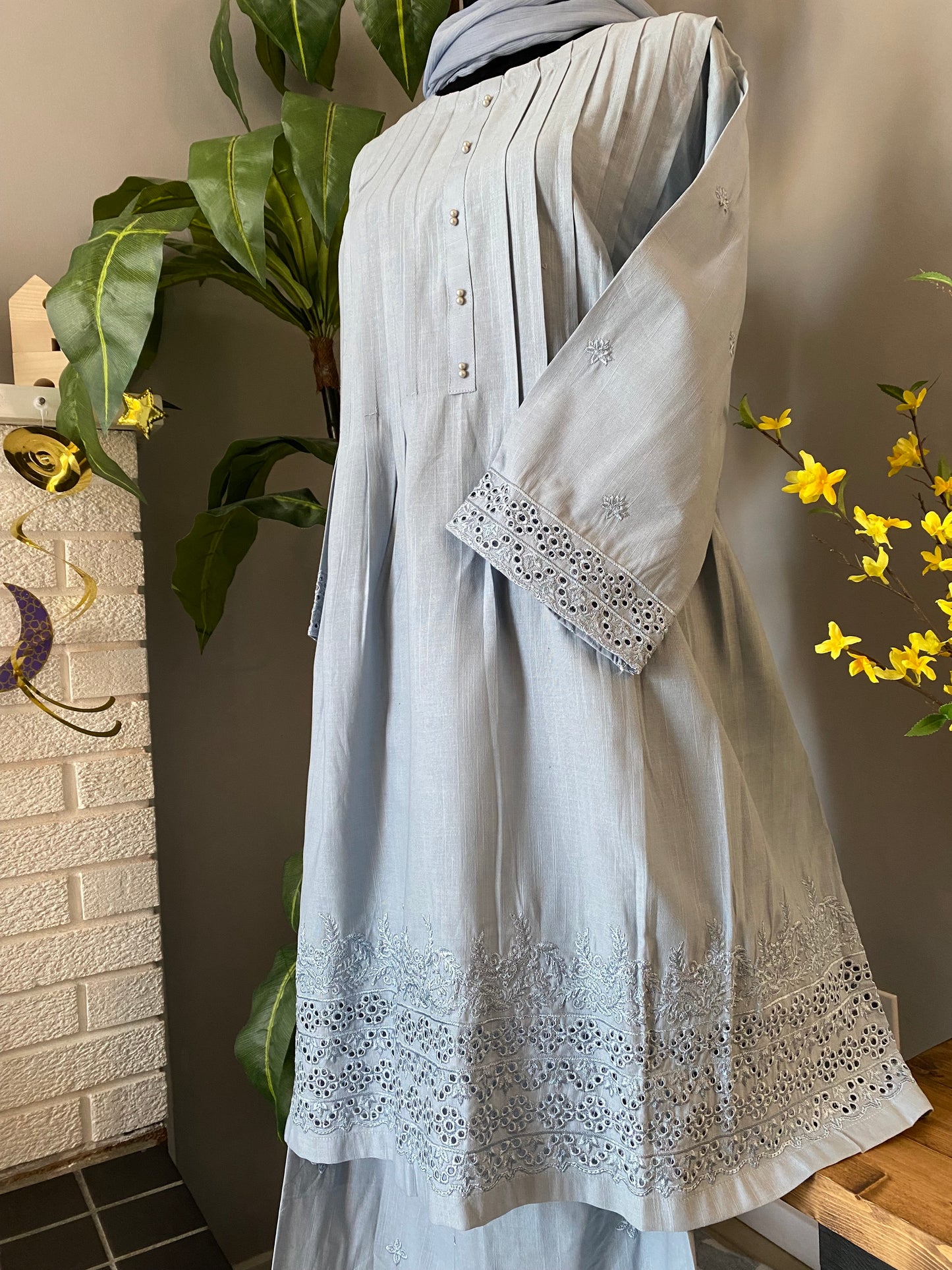 Embroidered Khaddar 3-piece