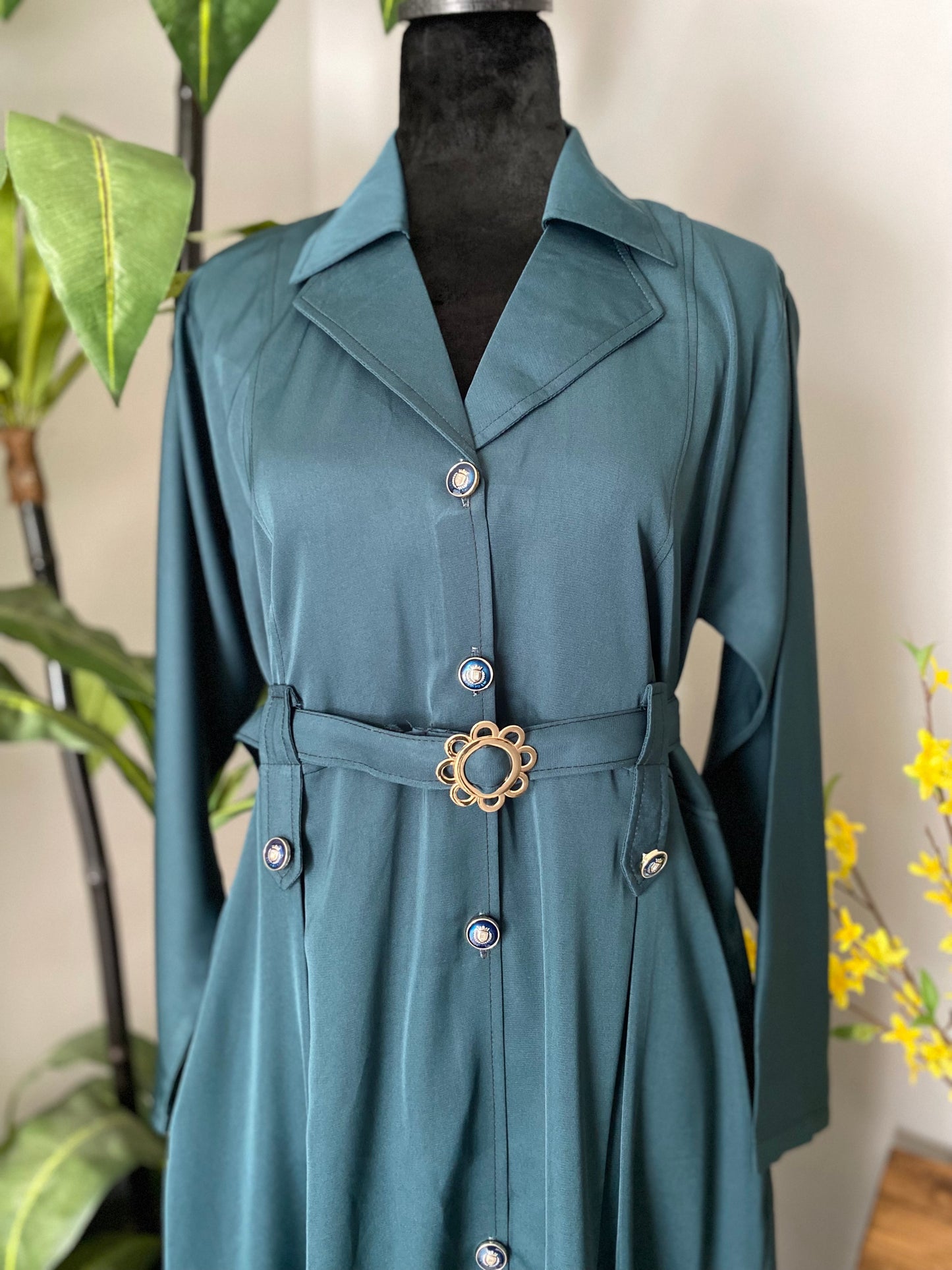 Formal Abaya - Coat Collar
