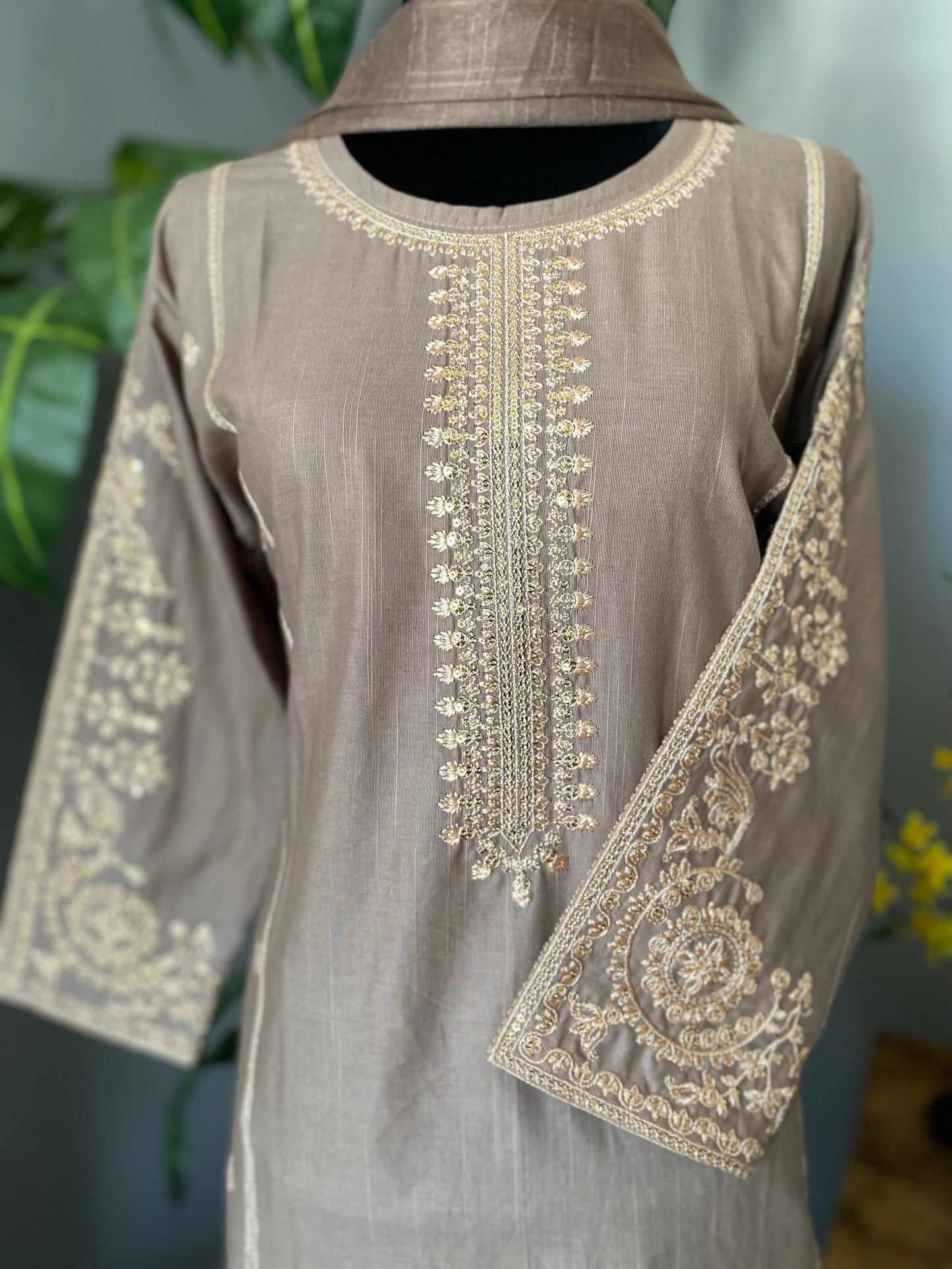 Embroidered Cotton 3-piece