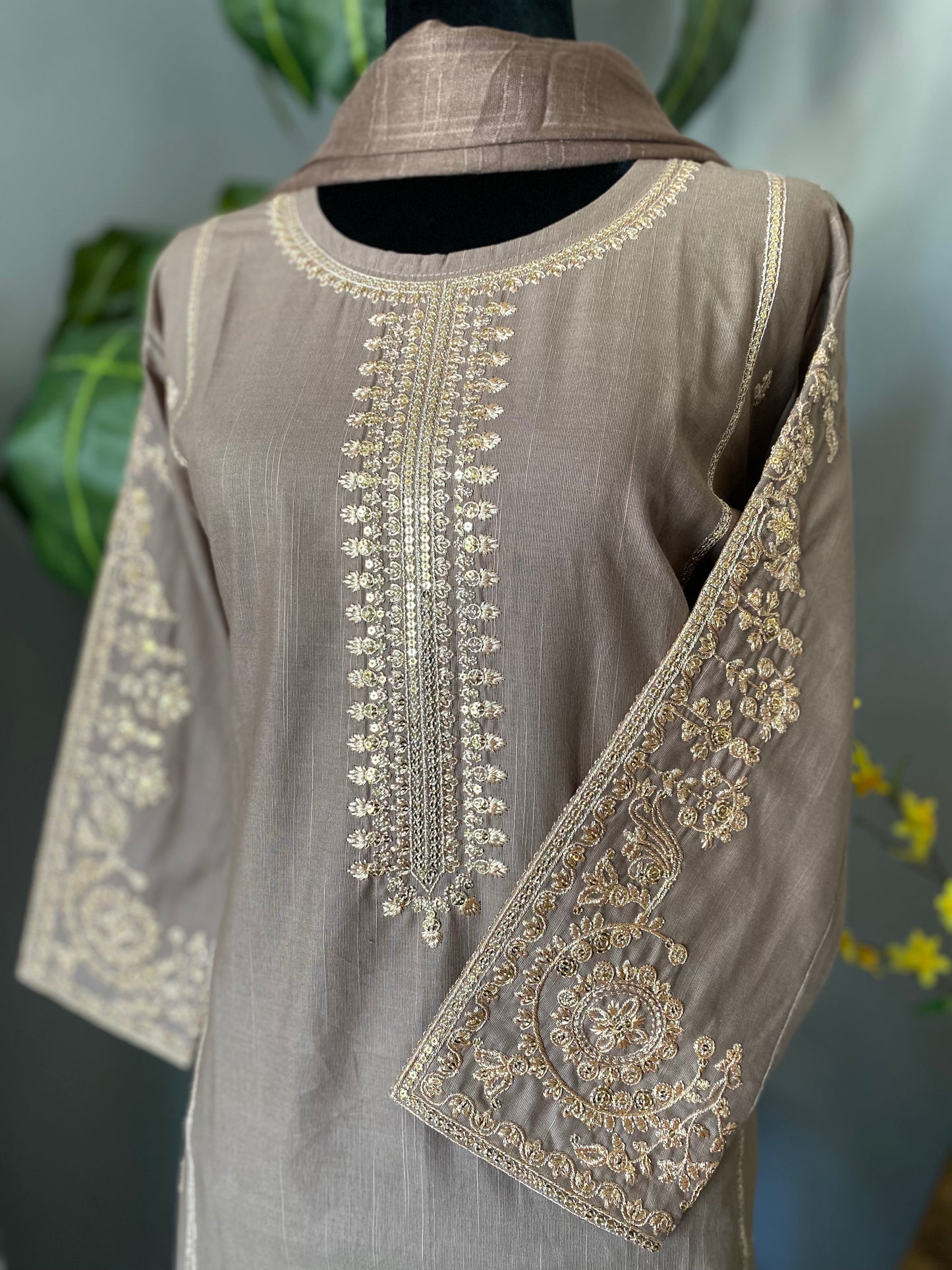 Embroidered Cotton 3-piece