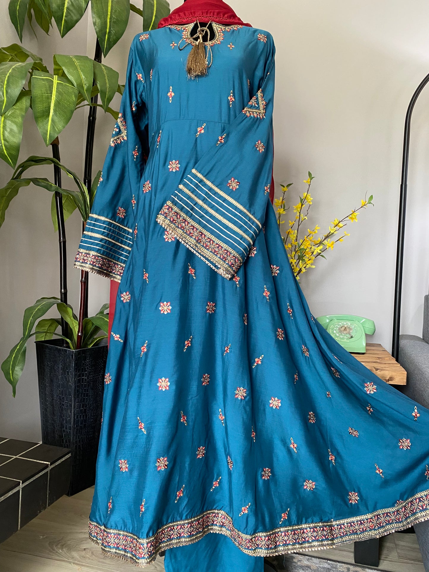 Full Length Viscose Umbrella Dress