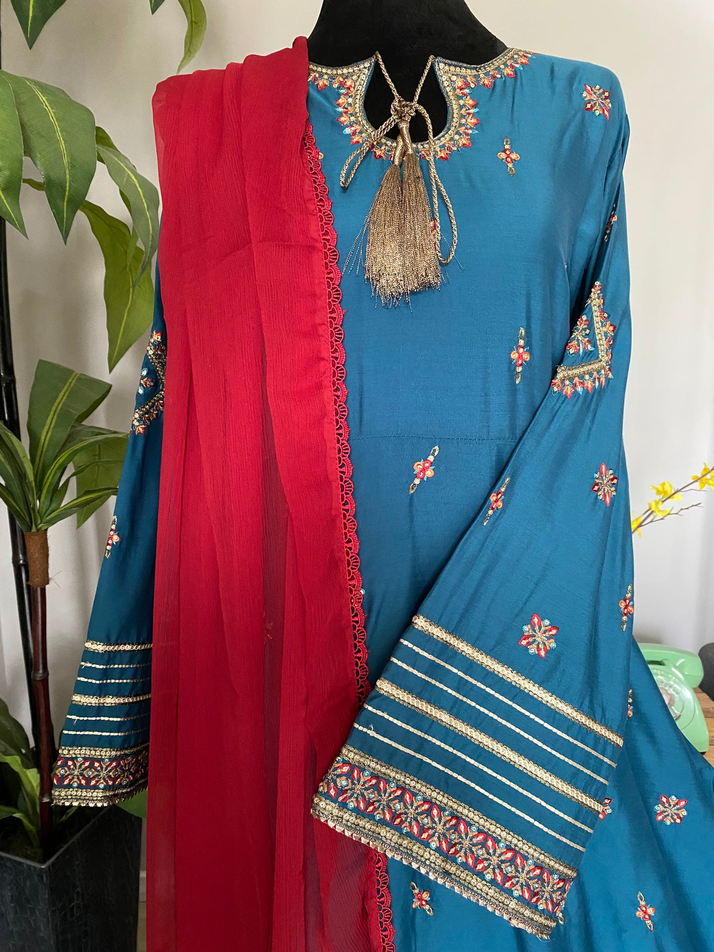 Full Length Viscose Umbrella Dress