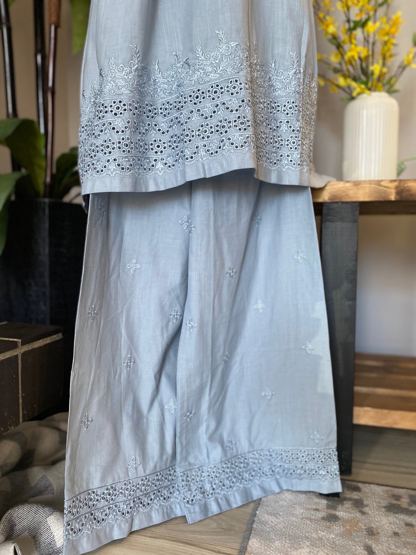 Embroidered Khaddar 3-piece