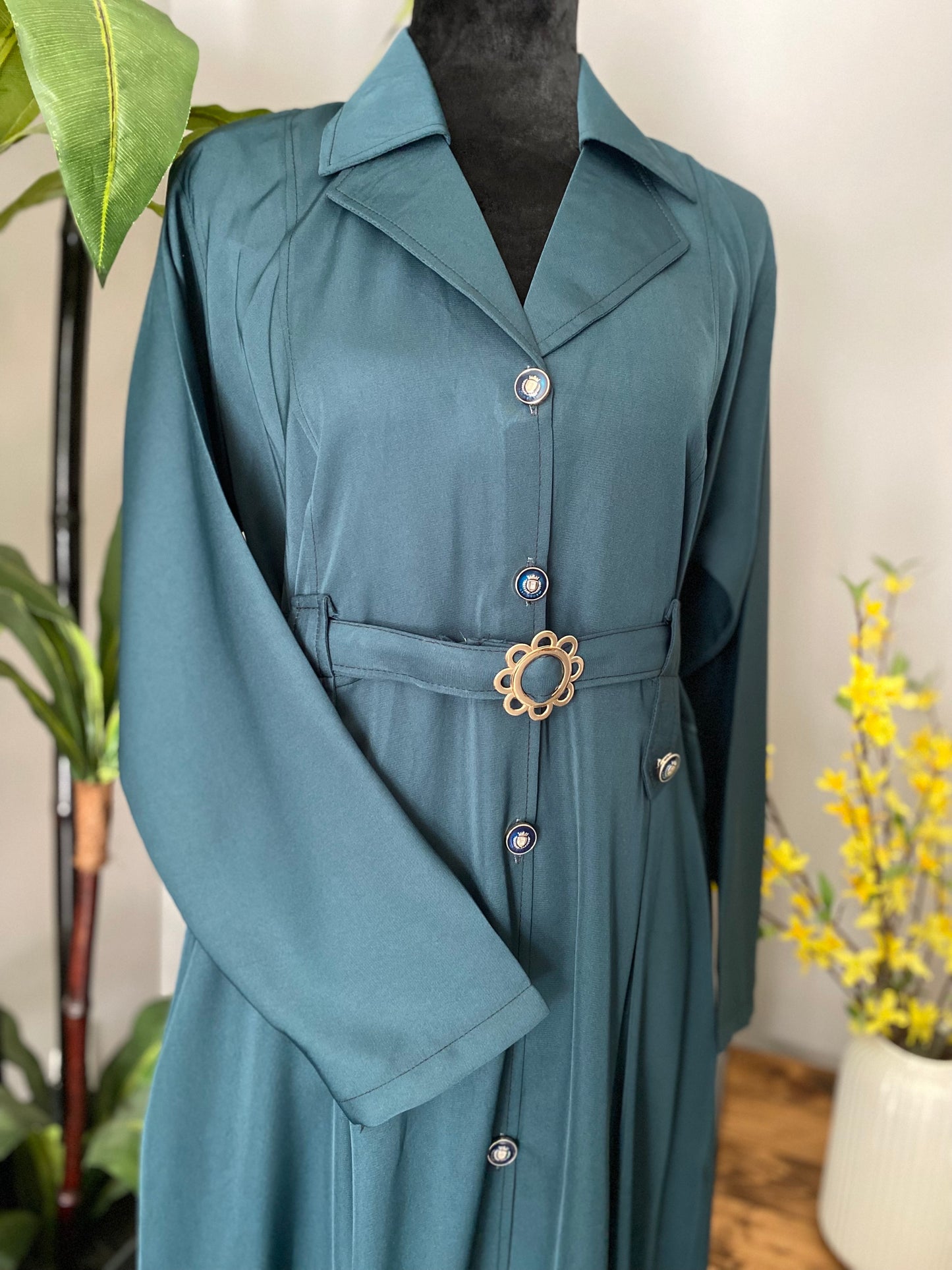Formal Abaya - Coat Collar