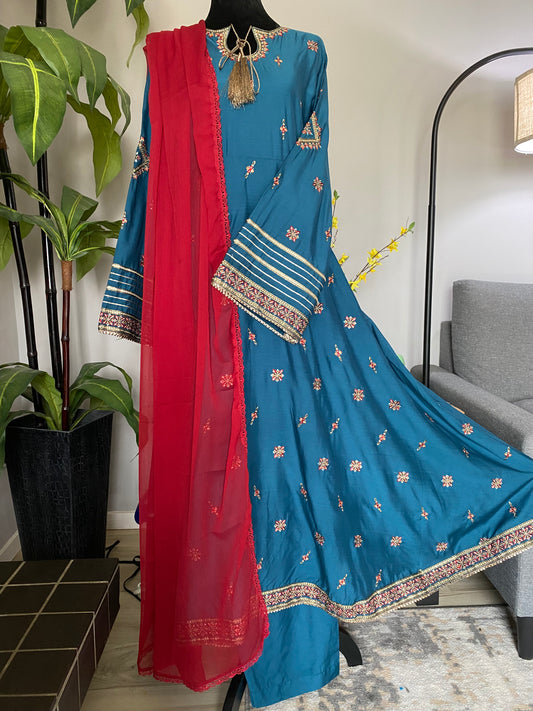 Full Length Viscose Umbrella Dress