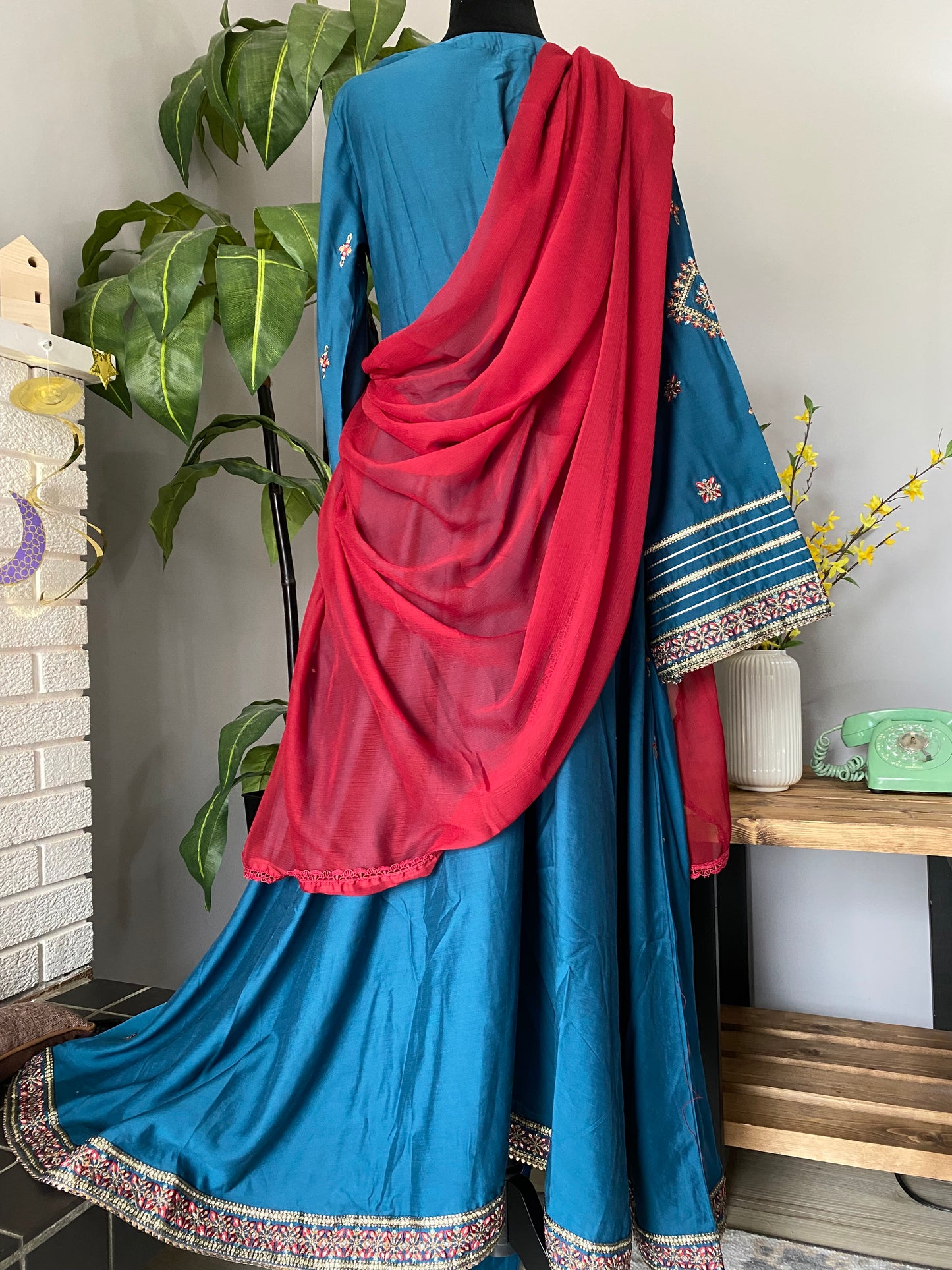 Full Length Viscose Umbrella Dress